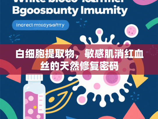白细胞提取物，敏感肌消红血丝的天然修复密码