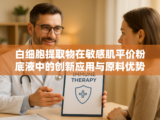 白细胞提取物在敏感肌平价粉底液中的创新应用与原料优势解析
