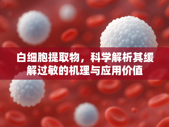 白细胞提取物，科学解析其缓解过敏的机理与应用价值