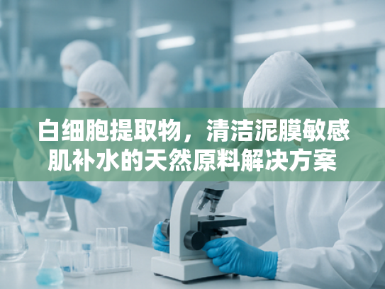 白细胞提取物，清洁泥膜敏感肌补水的天然原料解决方案