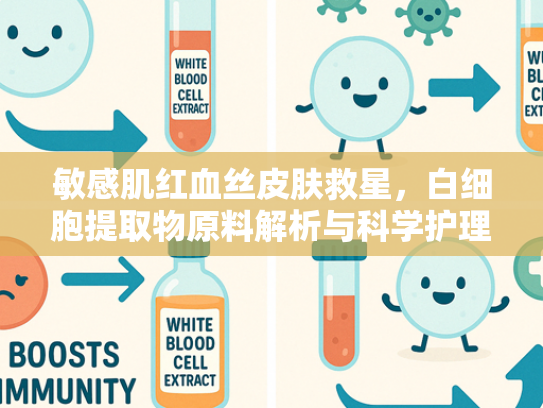 敏感肌红血丝皮肤救星，白细胞提取物原料解析与科学护理指南