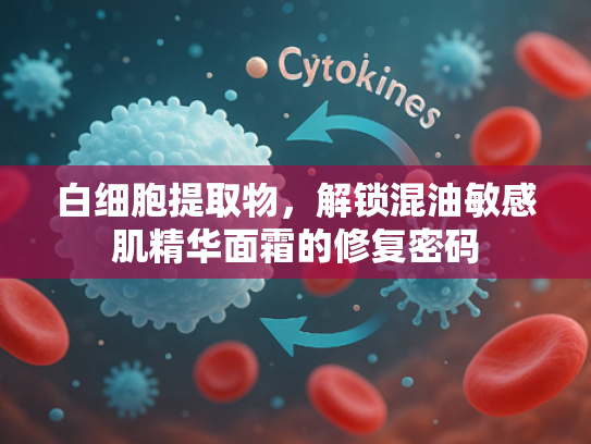 白细胞提取物，解锁混油敏感肌精华面霜的修复密码