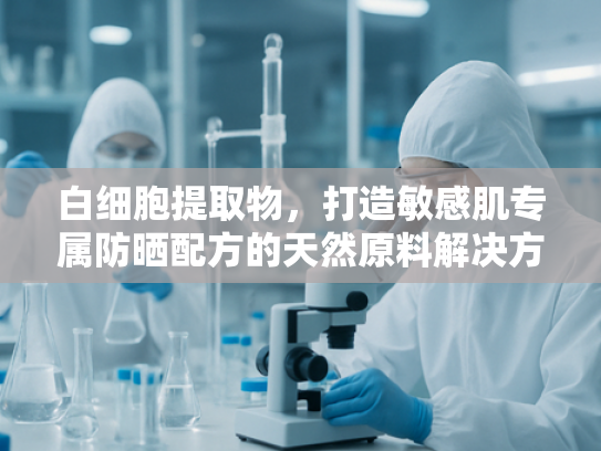 白细胞提取物，打造敏感肌专属防晒配方的天然原料解决方案