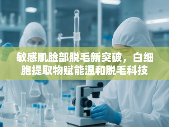 敏感肌脸部脱毛新突破，白细胞提取物赋能温和脱毛科技