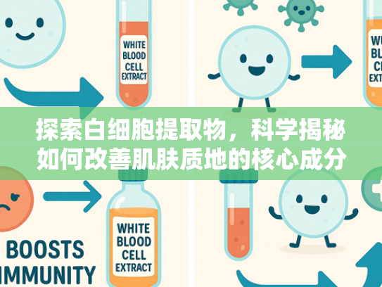 探索白细胞提取物，科学揭秘如何改善肌肤质地的核心成分