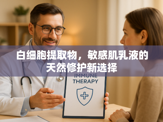 白细胞提取物，敏感肌乳液的天然修护新选择
