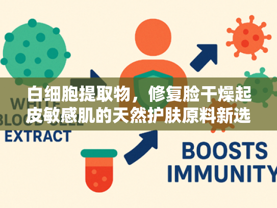 白细胞提取物，修复脸干燥起皮敏感肌的天然护肤原料新选择