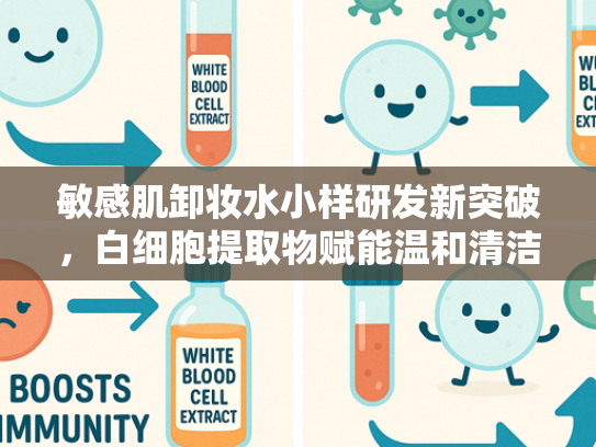 敏感肌卸妆水小样研发新突破，白细胞提取物赋能温和清洁