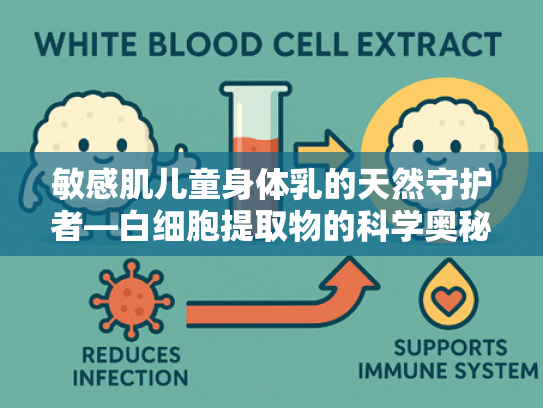 敏感肌儿童身体乳的天然守护者—白细胞提取物的科学奥秘