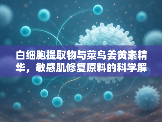 白细胞提取物与菜鸟姜黄素精华，敏感肌修复原料的科学解析与原料批发优势