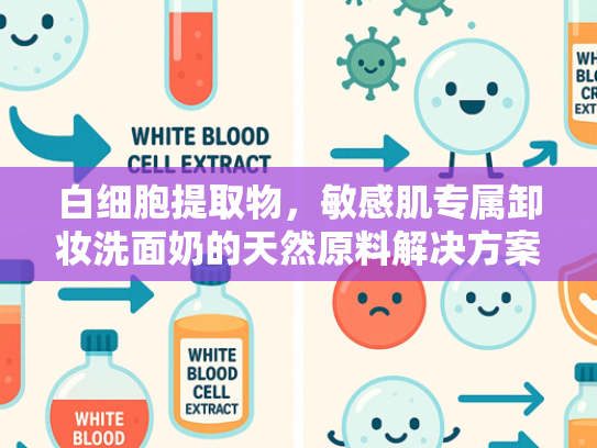 白细胞提取物，敏感肌专属卸妆洗面奶的天然原料解决方案