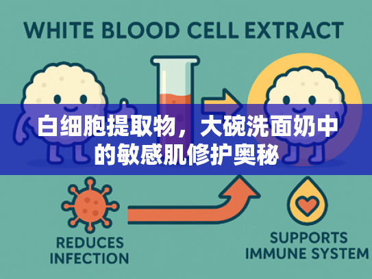 白细胞提取物，大碗洗面奶中的敏感肌修护奥秘