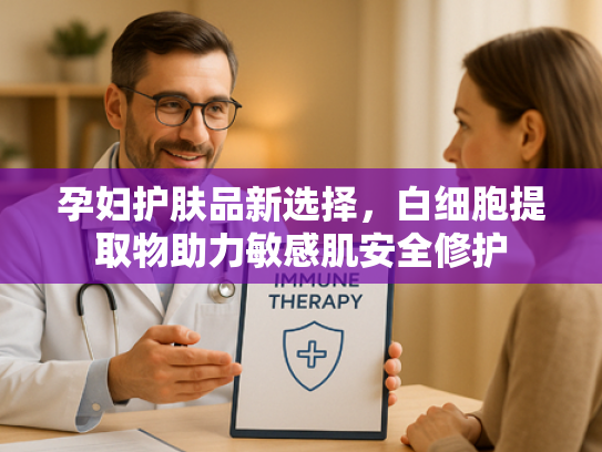 孕妇护肤品新选择，白细胞提取物助力敏感肌安全修护
