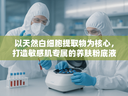 以天然白细胞提取物为核心，打造敏感肌专属的养肤粉底液粉霜