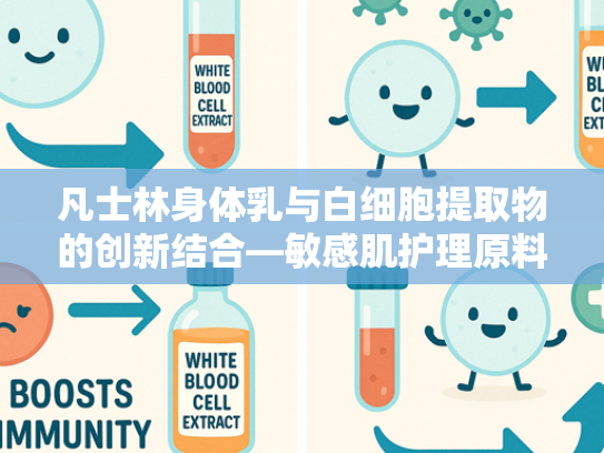 凡士林身体乳与白细胞提取物的创新结合—敏感肌护理原料新选择